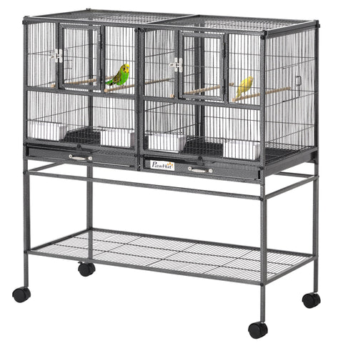 Rootz Bird Cage Set - Aviary - Enclosure - Keeps Pets Safe - 95L x 45.5B x 102H cm