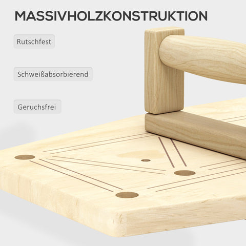 Rootz Push Up Bars Set - Push-Up Bars - Training Board - Enhance Fitness - 80cm x 30cm x 26cm