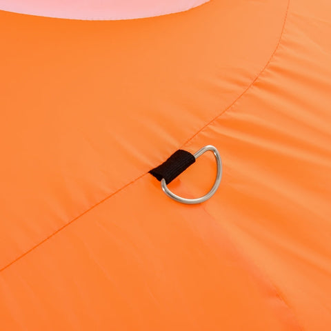 Rootz Inflatable Halloween Ghost with Pumpkin - Spooky Yard Decoration - LED Lighted Ghost - Durable Polyester - 170W x 90D x 180H cm