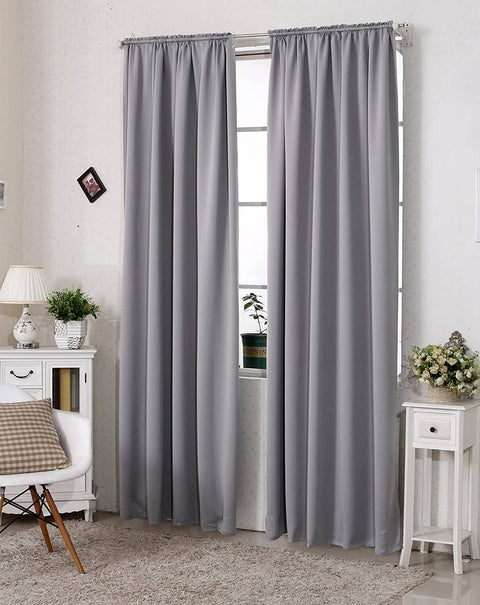 Rootz Premium Blackout Curtains - Room Darkening Drapes - Thermal Insulated Panels - Noise Reduction - Energy Saving - Easy Installation - 135cm x 245cm
