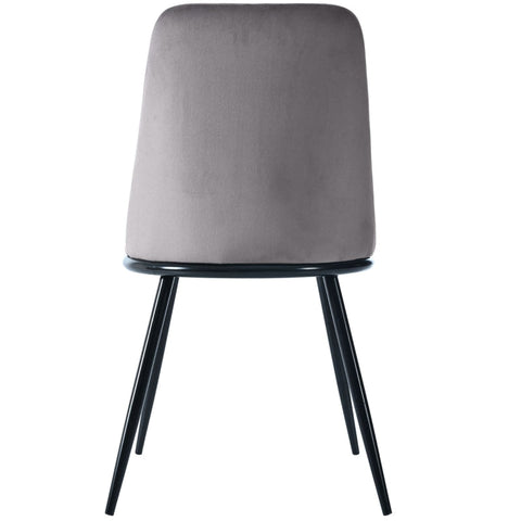 Rootz 2 Piece Set Dining Chairs - Velvet Upholstery - Ergonomic Chairs - Back Support - 50L x 48W x 88H cm