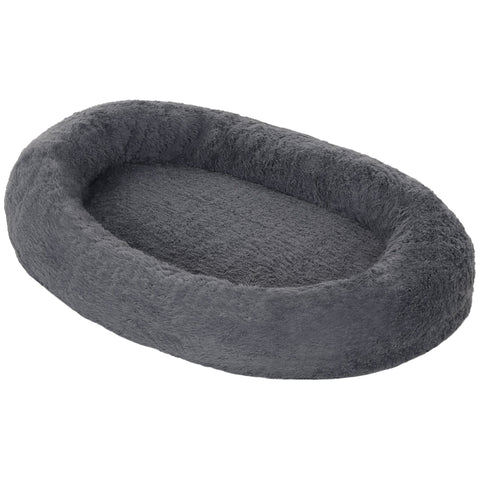 Rootz Dog Bed - Pet Couch - Washable Covers - Dual Comfort - 175cm x 115cm x 35cm, Grey