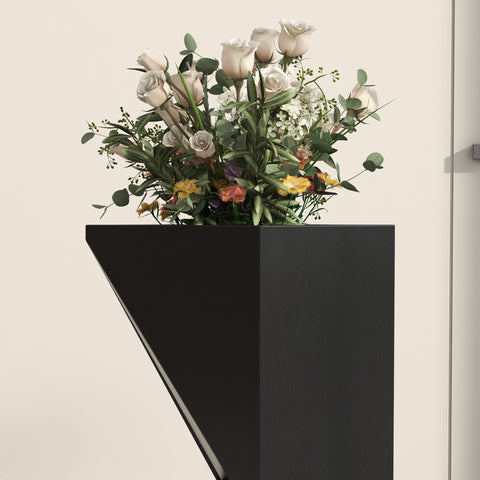 Rootz Indoor Flower Pot Planter - Metal Garden Bucket - Horticulture Planters - Prevents Soil Compression - 30 x 30 x 100 cm