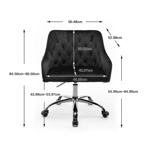 Rootz Modern Adjustable Office Chair - Ergonomic Chair - Swivel Chair - Unmatched Comfort - 56.5cm x 53cm x 72cm