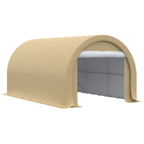 Rootz Waterproof Carport Garage - Storage Tent - UV Protection Shelter - 5m x 3m x 2.4m - Galvanized Steel Frames