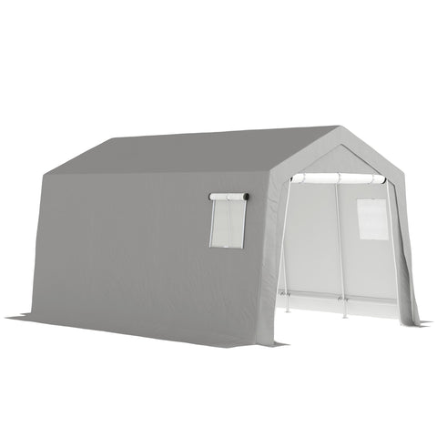 Rootz Device Tent House - Waterproof Storage Shelter - Weatherproof Shelter - UV Resistant - 300cm x 447cm x 255cm