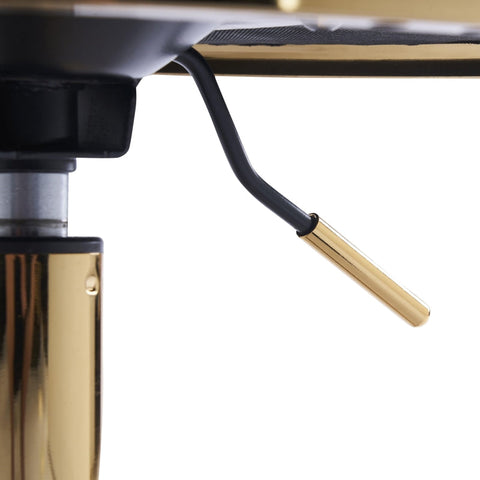 Rootz Velvet Office Chair - Home Desk Chair - Swivel Seating - Adjustable Height - 54.1L x 57.9W x 77.9H cm