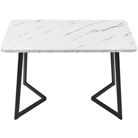 Rootz Elegant Dining Table - Modern Table - Luxurious Table - Durable Design - 117cm x 68cm x 75cm