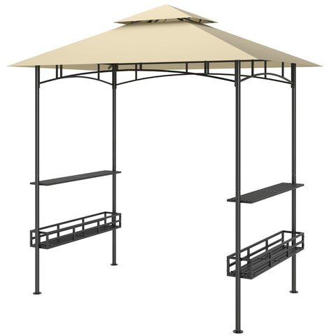 Rootz BBQ Tent - Grill-Zelt - Garden Pavilion - Air Circulation - 240cm x 150cm x 257cm