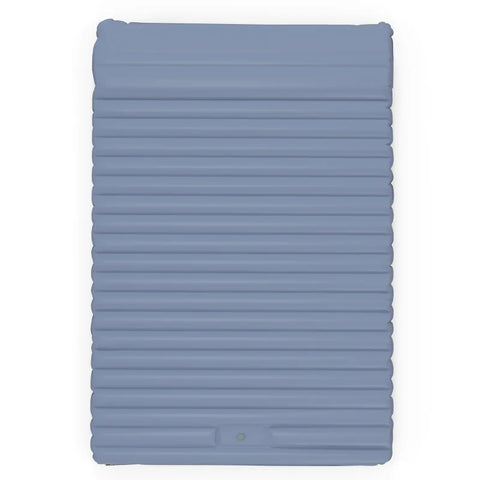 Rootz Air Mattress - Including Air Pump - Camping Mattress - 1 Pillow - Waterproof - Durable Material - Carry Bag - 40D Nylon Tpu - Blue - 200L x 135W x 10H cm