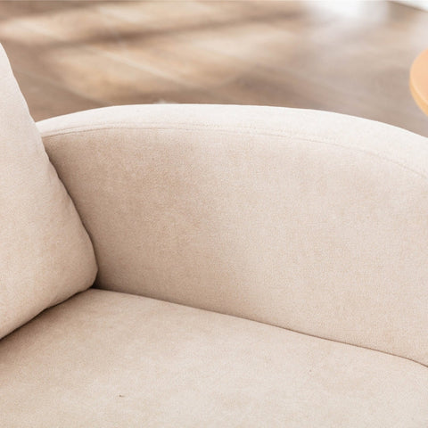 Rootz Mid-Century Rocking Chair - Lounge Chair - Relaxation Chair - High Comfort - 69L x 94W x 101H cm