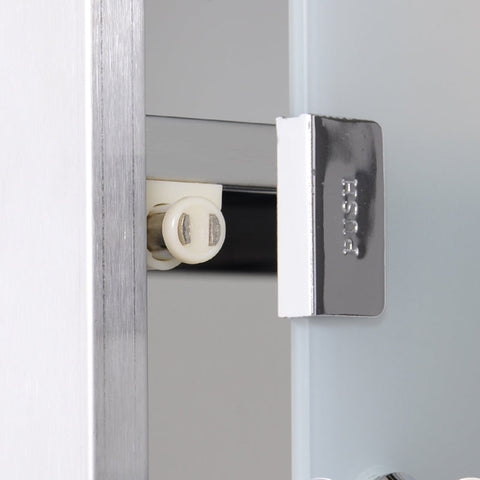 Rootz Medicijnkastje - Veilig opbergen - Stijlvol ontwerp - Essentieel huishoudelijk artikel - Roestbestendig roestvrij staal - 25W x 12D x 48H cm