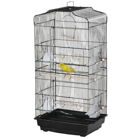 Rootz Bird Cage Aviary - Bird Shelter - Canopy Sanctuary - Removable Droppings Board - 46.5 x 35.5 x 92 cm