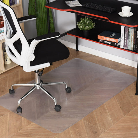 Rootz Chair Mat - Office Floor Protector - Desk Chair Mat - Durable Plastic - Noise Reducing - 90cm x 120cm x 1.5mm