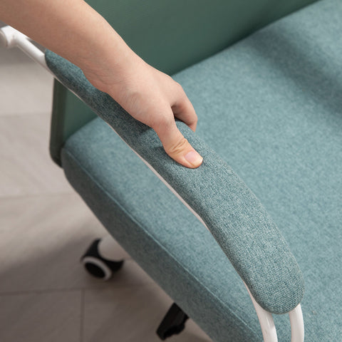 Rootz Rotating Office Chair - Ergonomic Lumbar Chair - Adjustable Desk Chair - Thick Foam Support - 58 x 61 x 115-125 cm