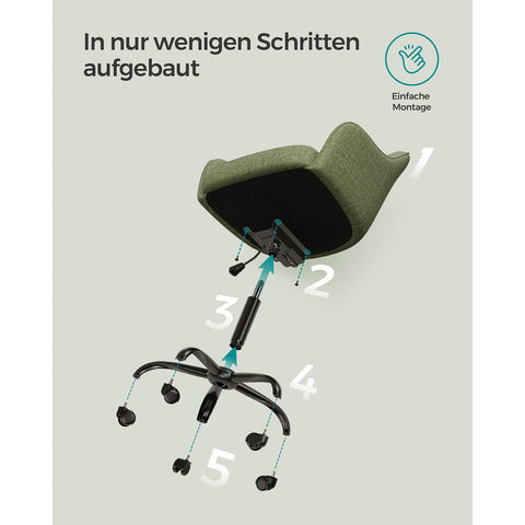 Rootz Swivel Chair - Gaming Chair - Rolling Armchair - Comfortable Seating - 69cm x 65cm x 83-93cm