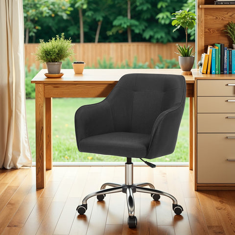Rootz Adjustable Office Chair - Swivel Chair - Desk Chair - Optimal Comfort - 65 x 69 x (83-93) cm