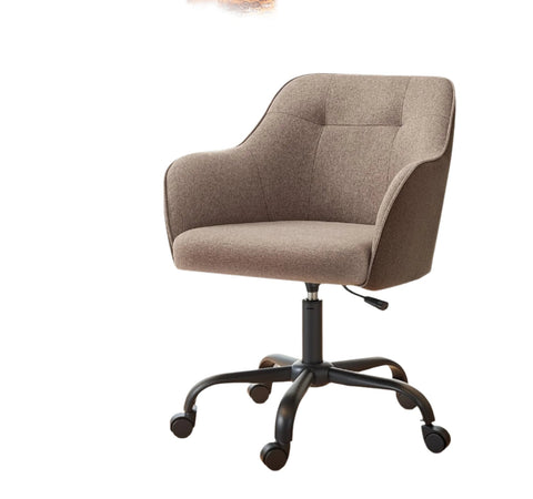 Rootz Office Chair - Swivel Chair - Desk Chair - Ergonomic Comfort - 64cm x 64cm x (83-93)cm - Dark Brown