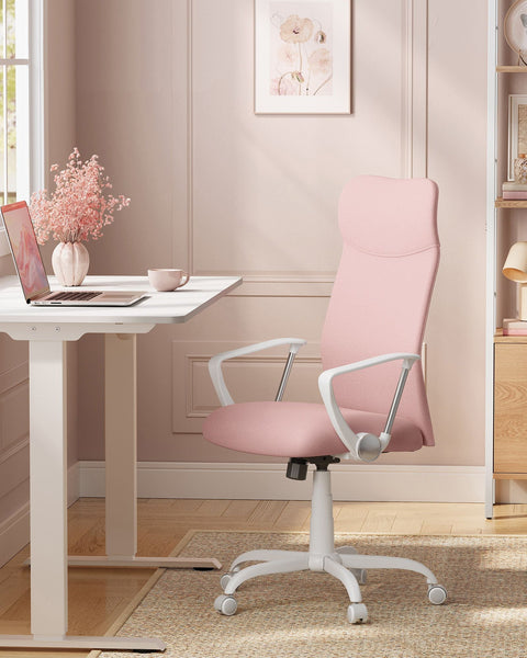 Rootz Office Chair - Desk Chair - Cushioned Seat - Supports up to 120 kg - 64cm x 64cm x 110-120cm