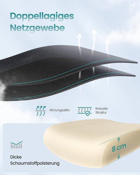 Rootz Black Swivel Chair - Office Chair - Rotating Seat - Ergonomic Comfort - 64cm x 71.5cm x (116-135)cm