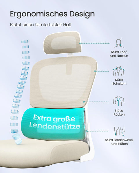 Rootz Brown Swivel Chair - Rotating Seat - Comfortable Office Seating - Steel Frame - 64cm x 71.5cm x (116-135)cm