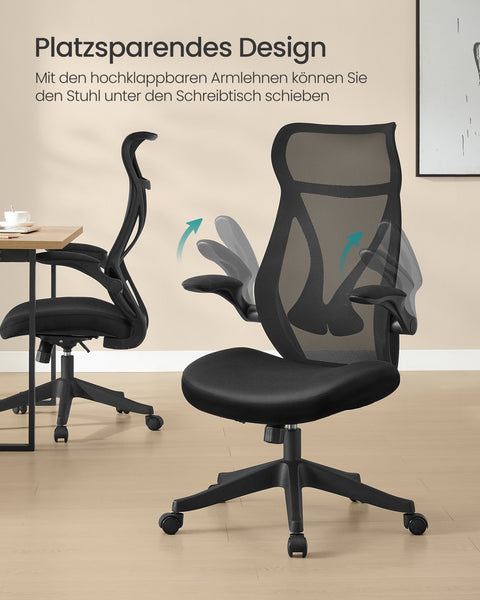 Rootz Office Chair - Swivel Chair - Desk Chair - Ergonomic Support - 60cm x 55cm x 85cm