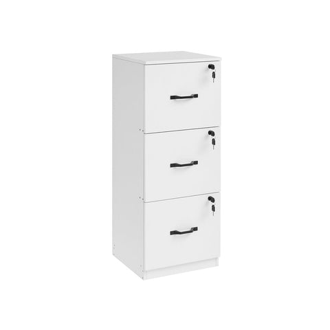 Rootz Chipboard Filing Cabinet - Office Organizer - Storage Unit - Weight Capacity 50kg - 40cm x 41cm x 103cm