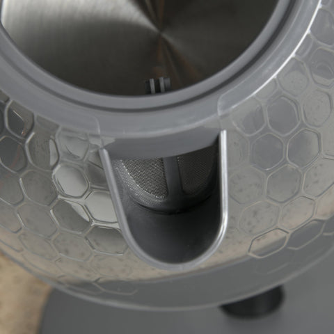 Rootz Kitchen Set - Toaster & Kettle Combo - Breakfast Appliances - Grey - 1.7L Quick Cook - 24.2x19.5x23.4cm Kettle, 27.6x18.9cm Toaster