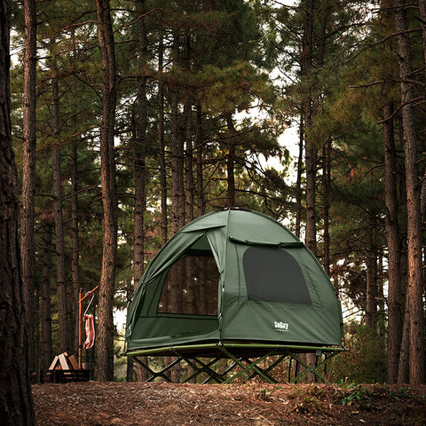 Rootz 3 Person Camping Tent - Outdoor Shelter - Weather Resistant Tent - Water Resistant - 193x188x145cm