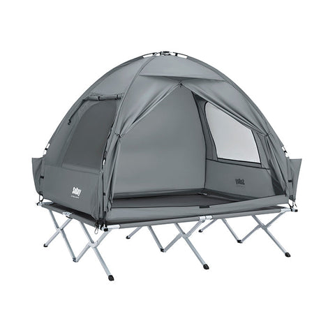 Rootz Double Camping Tent - Portable Shelter - Outdoor Canopy - Insect Protection - 193x188x145cm