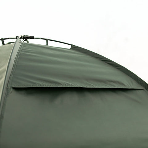 Rootz All-in-One Camping Set for 2 - Pop-Up Tent - Camp Bed - Camping Lounger - Waterproof - Easy Assembly - Durable Oxford Nylon - L193 x D145 x H188cm - Green