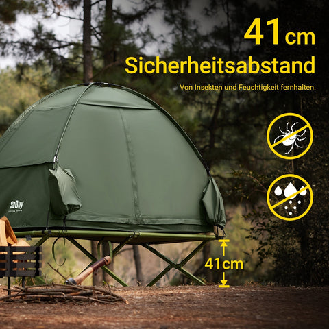 Rootz Outdoor Camping Tent - Portable Shelter - Waterproof Canopy - Lightweight, Easy Transport - 193x160x86cm