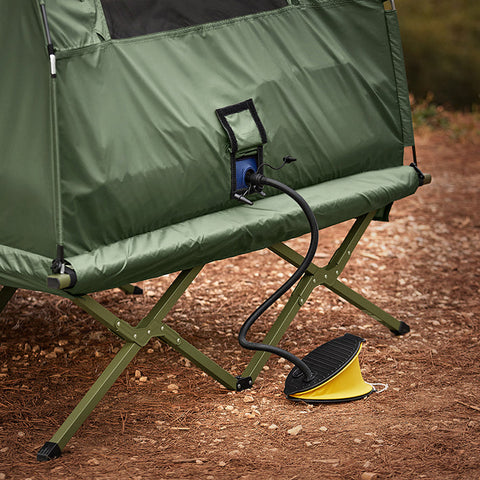 Rootz 2 Person Camping Tent - Mobile Sleeping Shelter - Outdoor Bed - Prevents Moisture - 193 x 145 x 185 cm