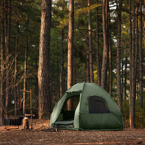 Rootz 2 Person Camping Tent - Mobile Sleeping Shelter - Outdoor Bed - Prevents Moisture - 193 x 145 x 185 cm