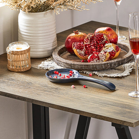 Rootz 5-Piece Dining Set - Folding Table with 4 Chairs - Compact Dining Set - Adjustable Table Size - Space-Saving Design - MDF Veneer Top - Metal Frame - Table: 80x89x80cm - Chair: 30x56cm