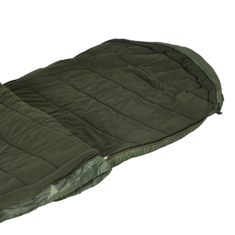 Rootz Waterproof Lightweight Lined Sleeping Bag - Insulated Sleeping Bag - Cold Weather Sleeping Bag - Stay Dry and Warm - Comfortable Night's Sleep - Retains Warmth at -20°C - 200L x 85W x 15H cm - Dark Green