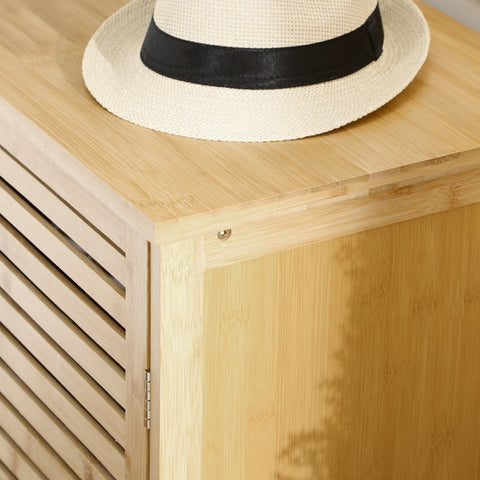 Rootz Schoenenkast - Schoenenopberger - Schoenenorganizer - Duurzaam Bamboe - Verstelbare Planken - Verbeterde Ventilatie - 100cm x 35cm x 80cm