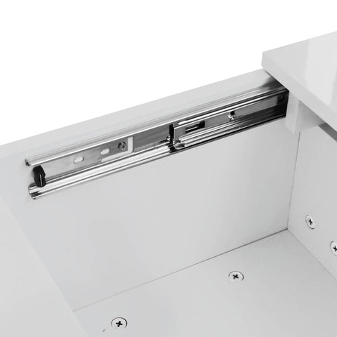 Rootz Coffee Table - Living Room Table - Modern Centerpiece - Hidden Storage - 100L x 50W x 31H cm