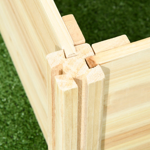 Rootz Planter with Tin Grille - Flower Box - Garden Plant Vessel - Spruce Wood - 230L x 60B x 110H cm - UV & Weather Resistant