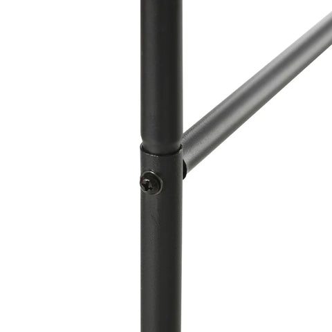 Rootz Garden Arch - Rose Arch - Trellis Arch - Metal Rose Trellis - Garden Decoration - Black - 1.40 x 0.40 x 2.40 m