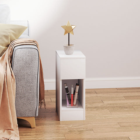 Rootz Bedside Table - Modern Side Table - Nightstand - Optimal Storage - 20cm x 30cm x 50cm - Perfect for Bedroom & Living Room
