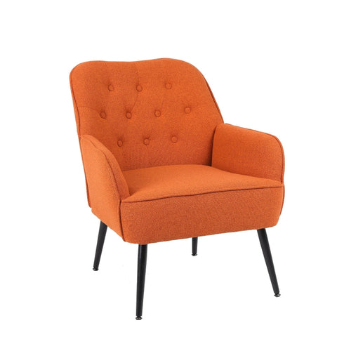 Rootz Upholstered Single Sofa Chair - Accent Chair - Lounge Seating - Comfort & Style - 64L x 73W x 78H cm