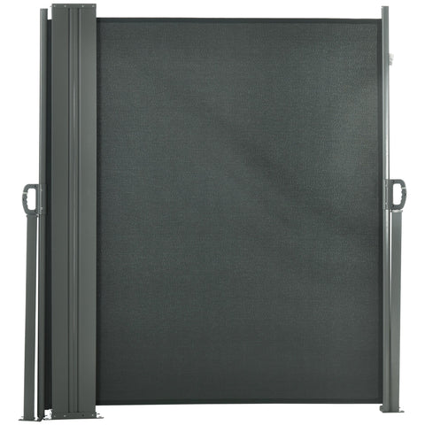 Rootz Double Side Extendable Privacy Screen - Wind Screen - UV Resistant Barrier - 6m x 1.8m - Durable & Weatherproof Fabric