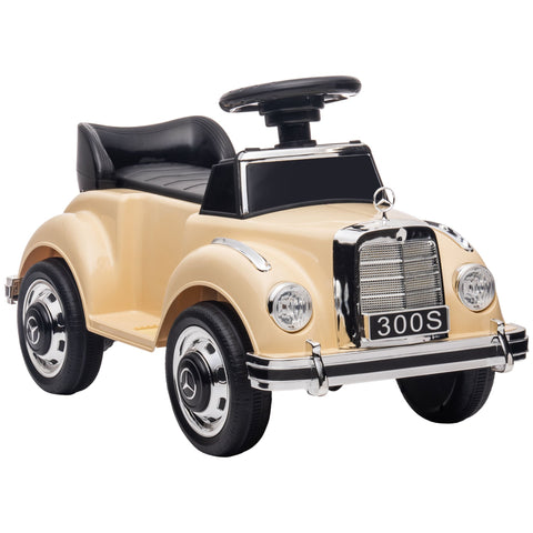 Rootz Slide Children's Car - Ride-On Toy - Push Car - Storage Space - 77.5cm x 41.5cm x 45cm - Officially Licensed Mercedes Benz Design