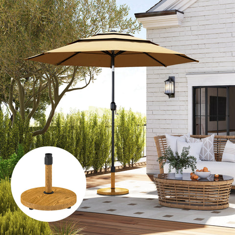 Rootz Garden Parasol Stand - Umbrella Base - Sun Shade Holder - Firm Stability - Ø48 x 44cm