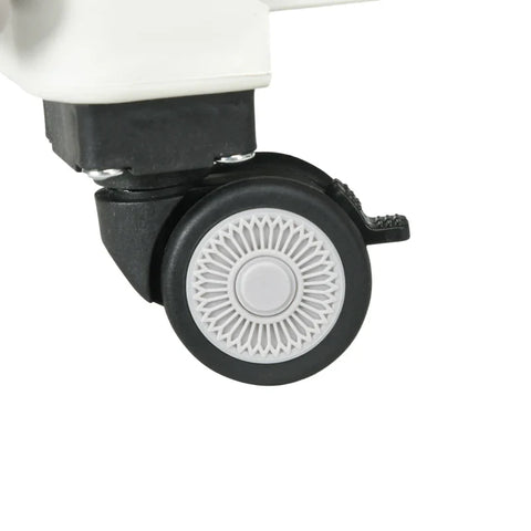 Rootz Winkeltrolley - Trapklimmer - Opvouwbaar - Telescopisch handvat - Draagvermogen tot 65 kilo - Wit - 52B x 48D x 100H cm