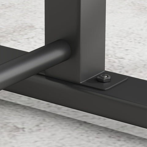 Rootz Dip Station - Push-Up Stand - Full Body Training - Adjustable Height - 65cm x 63cm x 93-117cm - 540kg Capacity