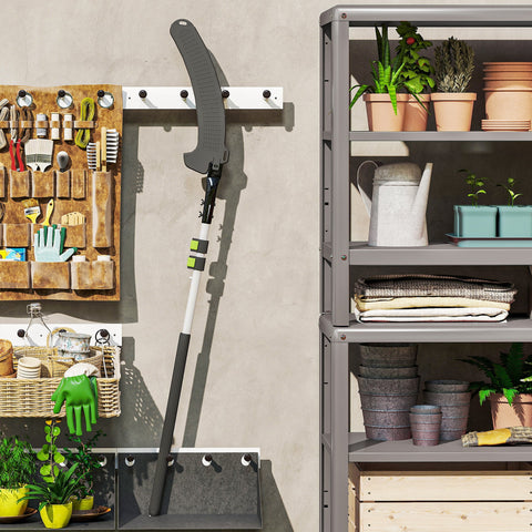 Rootz Telescopic Pruning Saw - Tree Scissors - Garden Shears - Non-Stick Coated Blades - Locking Device - 150-260cm x 19cm x 3.5cm