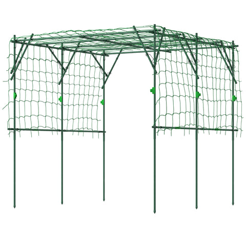 Rootz Garden Rose Grille - Plant Trellis - Climbing Aid - Rustproof & Stable - 223cm x 223cm x 223cm