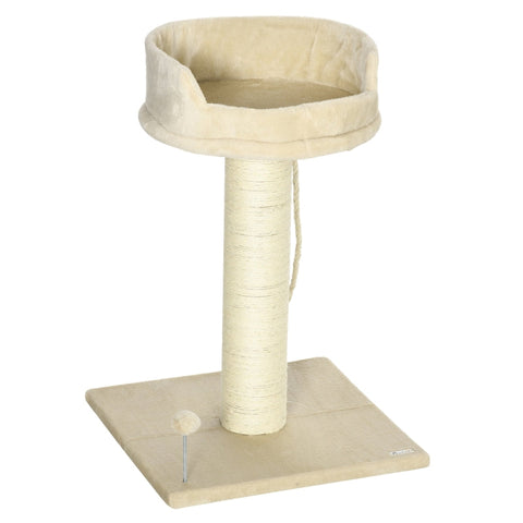 Rootz Cat Tree Play Tower - Scratching Post - Climbing Activity Center - Plush Comfort - 55cm x 55cm x 83cm